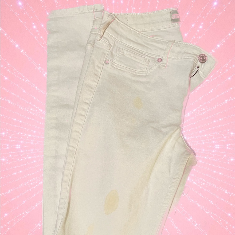 Abercrombie & Fitch White Jeans